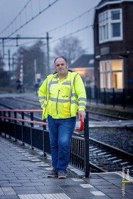 Stationsbeheerder Peter Willemse