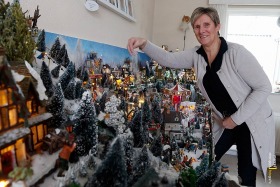 Gerda Marijnissen heeft megagroot kerstdorp