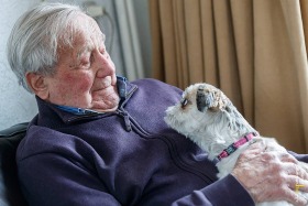 Toon Dirven is 97 en krijgt asielhondje