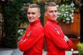 Broers Sander en Jens Wirix
