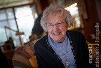 101-jarige Lenie was op tv