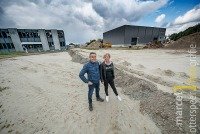 Willen en Patricia van Ginneken op nieuw bedrijventerrein