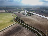 Dronefoto Huizersdijk Zevenbergen