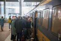 Volle treinen naar Antwerpen
