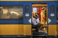 Volle treinen naar Antwerpen