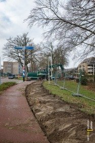 Werkzaamheden kruispunt Ravelstraat, Bolwerk, Korneel Slootmanst