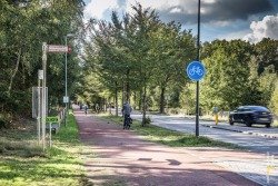 Liesbosweg/Leursebaan populaire fietsroute