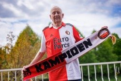Jacques van Brecht (82) is diehard Feyenoord-fan