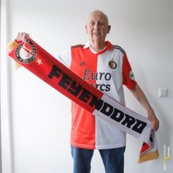 Jacques van Brecht (82) is diehard Feyenoord-fan