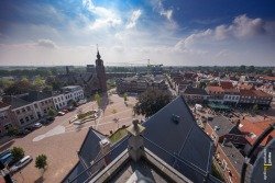 Markt gezien vanaf de toren van de Sint Catharinakerk