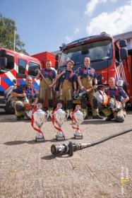 Brandweerteam Oud Gastel scoort goed op landelijke wedstrijden