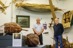 Reinier Jaquet en Rob Haan van Natuur- en Vogelwacht Biesbosch