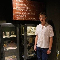 Geert (17) opent oorlogsmuseum in Rucphen