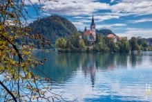 Picturesque Bled Lake with Iconic Island Church