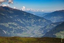 Panoramic View of Zillertal and Nearby Villages from Mayrhofen