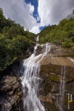 Waterfall near Schlegeis Reservoir