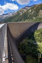 Impressive View of the Schlegeis Dam
