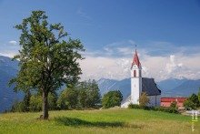 Charming Austrian Church in Alpine Meadow near Seefeld