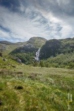 Hiking Towards Steall Waterfall in Glen Nevis