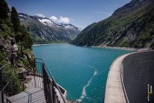 Scenic View of Zillergrund Dam, Austria